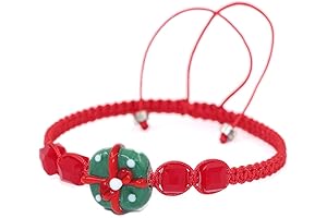 Lunar New Year Murano Glass Crystal Handmade Macrame Bracelet