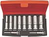 S0810L 1/4in Drive Deep Socket Set of 10 Metric