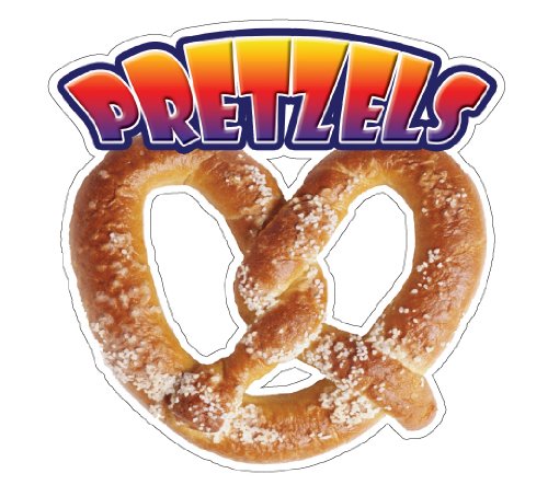 Soft Pretzel I Concession Decal Stand cart Trailer Sign