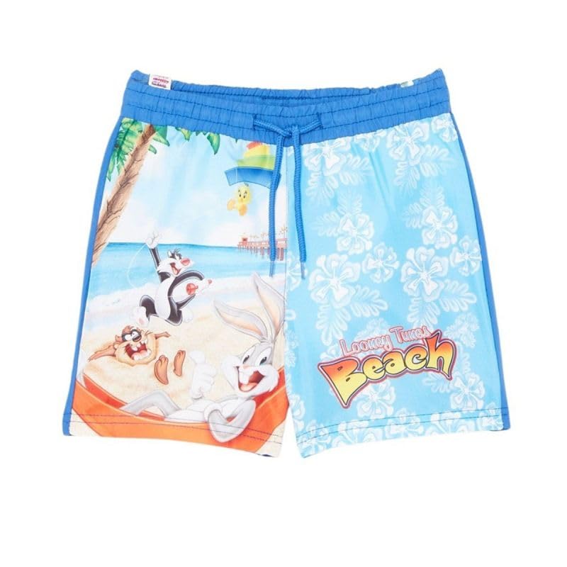 Disney Looney Tunes Szorty kąpielowe, granatowe, 9/10A Chłopiec