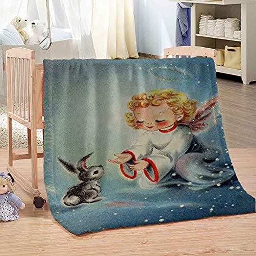 Couverture polaire chaude impression 3D douce au toucher