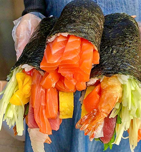 Wandogim Sushi Nori Seaweed 100 Sheets (Ohmygim, Maki, Onigiri, Gimbap, Musubi, Laver, Riceball, Wrappaper, Yaki, Rolls, Japan, Korean, Sushiresturant, Sushiwraps, Sushimaking, Plantbased) #TOP4