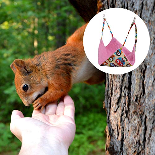 ULTECHNOVO Pequena Gaiola para Animais de Estimação Cama de Pelúcia Macia para Animais de Estimação