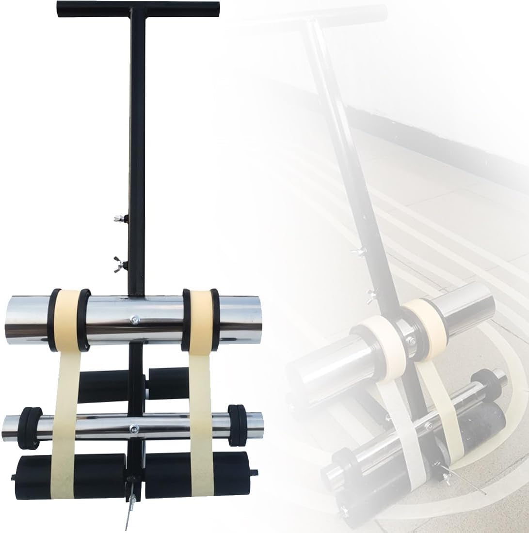 Manual Floor Tape Applicator, Hand Walk-Behind Floor/Line Marking Machine, Sports Counrt Floor Tape Applicator, for Hospital, Gymnasium, School(