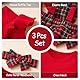 LUVCES Baby Mädchen Herbst Winter Röcke Sets Rüschen Langarm Strampler Top Plaid Rock Infant Overalls Hosenträger Kleid Kleidung Outfits Rot Plaid 3-6 Monate