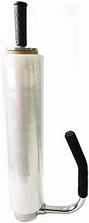 Premium Quality Metal Stretch Film Dispenser by TOTALPACK- Heavy Duty, High Tech Stretch Wrap Dispenser with Sturdy Knob Grip- Ideal for All Packing Purposes: Household, Warehouse, School, Office