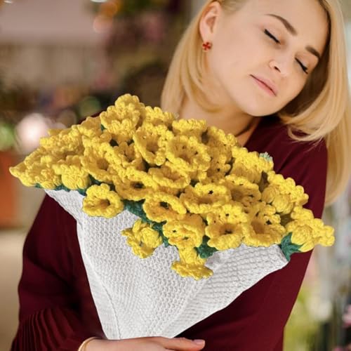 Kit crochet couverture fleurie pour créer votre décoration de salon cosy