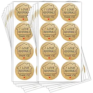 Kraft I Love Referrals Stickers,1.5