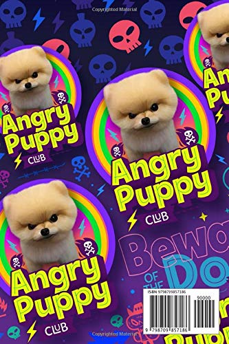 Angry puppy dog pomeranian Notebook: The perfect gift for Pomeranian dog lovers blank lined journal, 6x9 inches,120 pages - Image 2