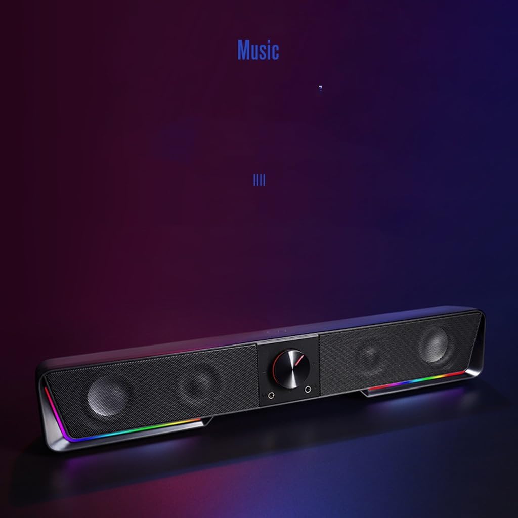 Desktop Computer Small Speaker Box Long Strip Audio Cable Mini Home Subwoofer