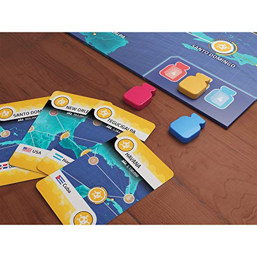 Image of Pandemic Hot Zone: North America Board Game - Unite to Save The Continent! Cooperative Strategy Game for Kids and Adults, Ages 8+, 2-4 Players, 30 Minute Playtime, Made by Z-Man Games