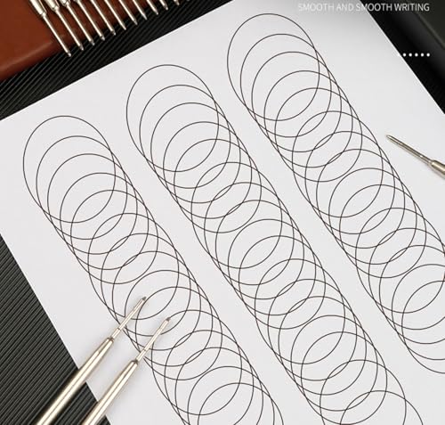 MengRan 3.9'' Ballpoint Ink Pen Refills for Click Pens,1mm Medium Tip,Compatible with Parker Pen Refill (Pack of 10) (Black Ink) - Image 3