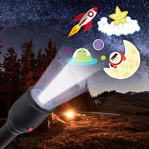 Emergency Zaklamp Multifunctionele LED Zaklamp Projector Licht Plug-in Card voor Vakantie Gift 4W 6 Hole Lens voor Camping Fietsen Jacht Vissen (foto 7-12) - Image 5
