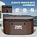 Upgraded Cold Plunge Tub, Inflatable Ice Bath Tub for Athletes, Large 212 Gallon Ice Baths at Home or Outdoor - 59 L x 32
