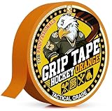 EAGLES Hockey Tape Multipurpose Cloth Tape Roll for Lacrosse Baseball & Softball Bats, Rackets, Pullup Bars, Gardening Tools, Sports Gift Perfect for Wrist, Ankle, Foot, Knee and Hand Taping (Orange)