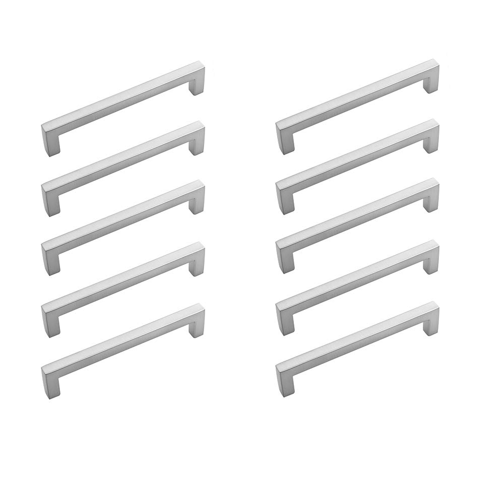 Hickory HardwareHH075328-SS Skylight Collection Pull, 5-1/16 Inch (128mm) Center to Center, Stainless Steel… (10)