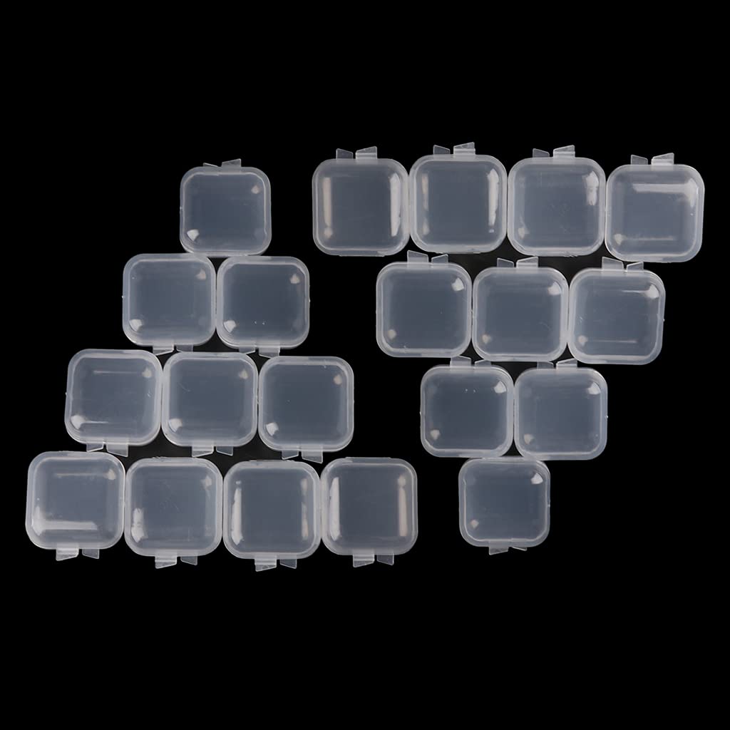 1 Box 95 Stück Stapelbare Runde Kunststoffbehälter, 8 Spalten (5