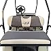 9.99WORLD MALL Golf Cart Rear Seat Covers Set, Golf Cart Back Bench Seat Covers Fits for Club Car EZGO Yamaha, Breathable Washable Mesh Cloth Cushion Seat Covers