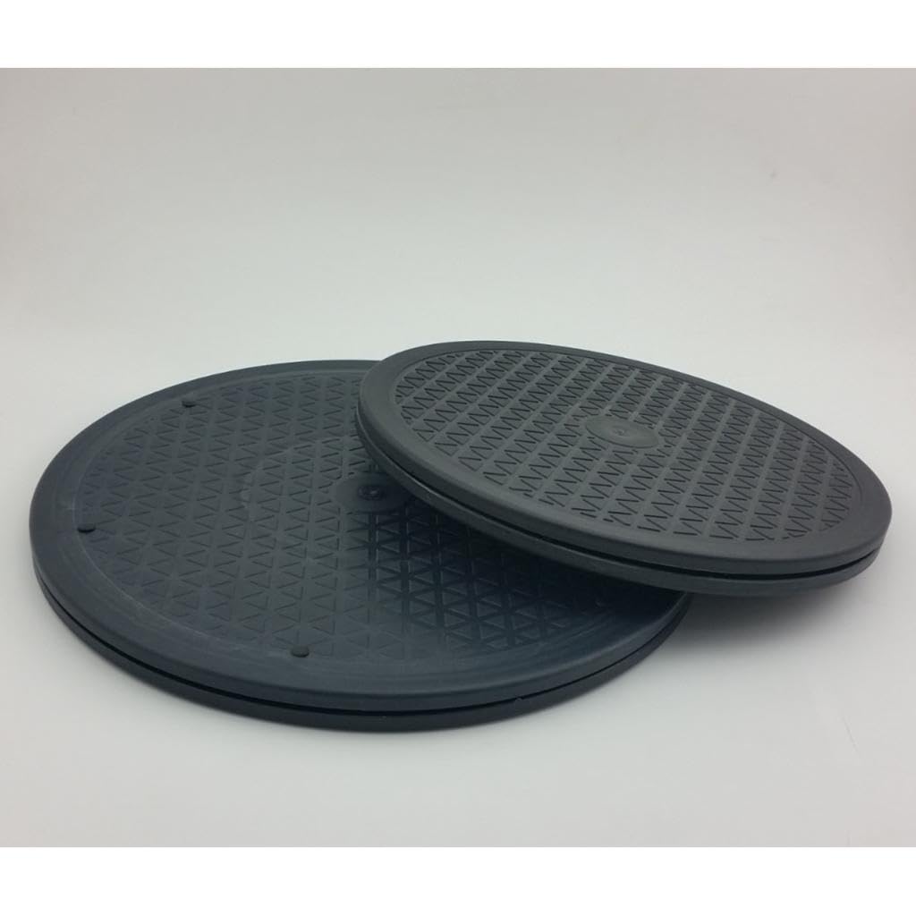 12 Inch Heavy Duty Rotating Swivel Steel Ball Bearings Stand for Monitor/TV/Turntable-image-3