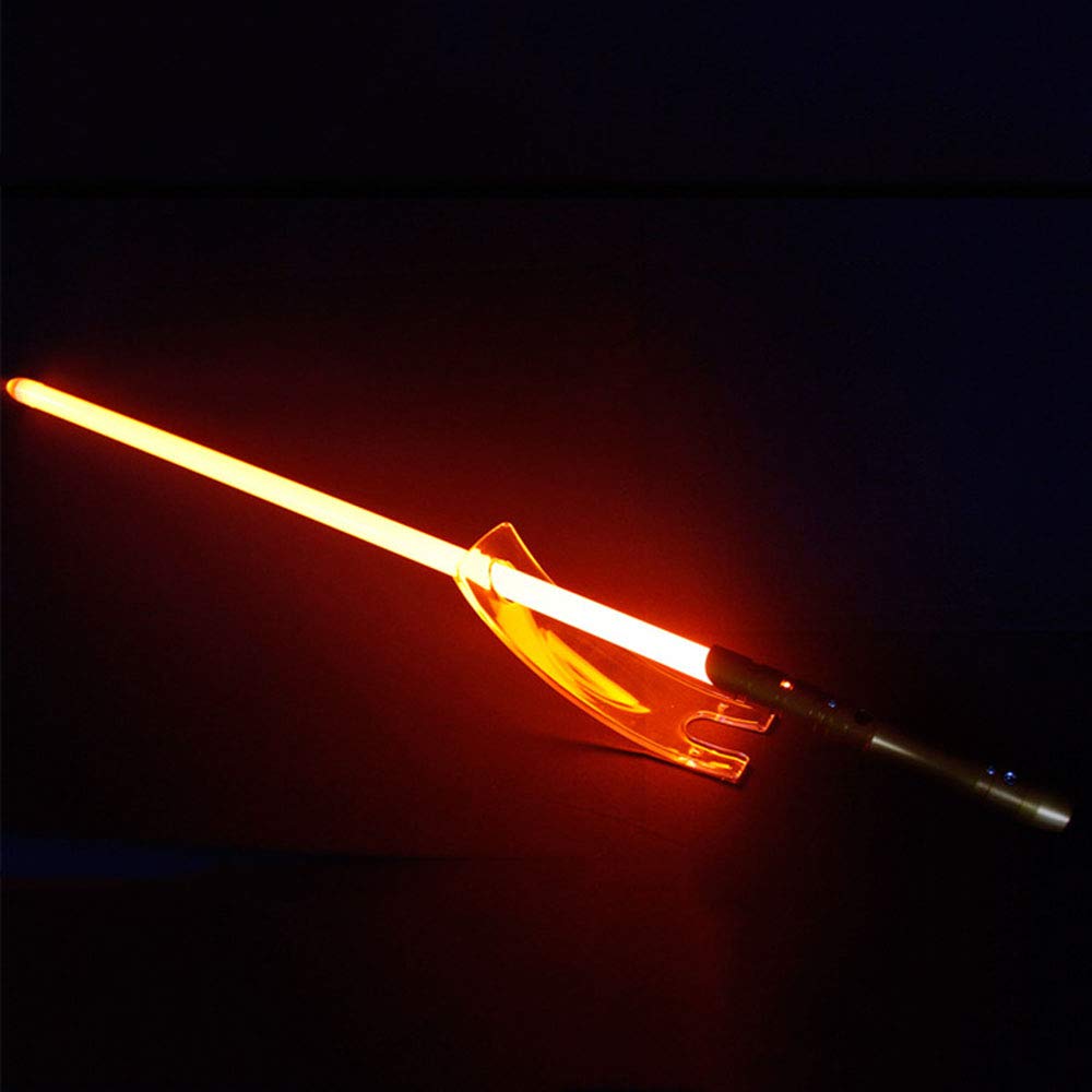 Kevrnabxi Metal Aluminum Handle Lightsaber Power FX Duel Lightsaber, Glowing USB Charging Toy, Adult and Child Role-playing Props, Support Real Heavy Duels (red)