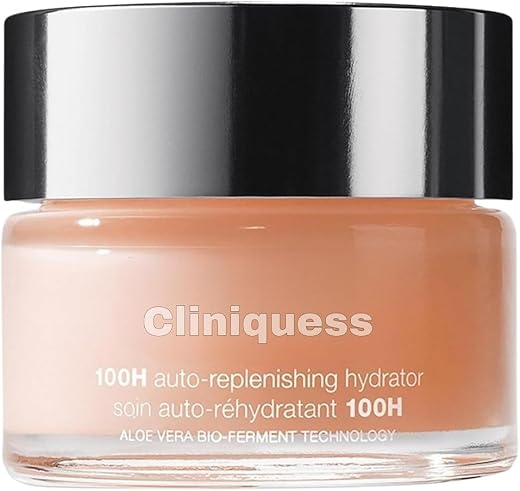 Moisture Surge Hydrating 100H Auto Replenishing Face Cream, Glass Jar with Silver Lid, Cliniquess Skincare Moisturiser, 30ml