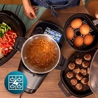 Cecotec Smarte Küchenmaschine Mambo Touch Daily. 37 Funktionen, Touchscreen mit Rezepten, App, 3,3 L Edelstahlkrug, integrierte Waage, OneClick, Speed Zero, Selbstreinigung, 4 Gerichte auf einmal – Ansicht 8