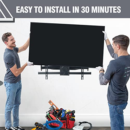 Full Motion Tv Mount For 37-86Inch Tvs, Tv Wall Mount With Dual 30Inch Long Arm, Wall Mount Tv Bracket Swivel And Tilt Holds Up To 165Lbs,Vesa 600X400Mm Fits 24" 18" 16" Wood Studs By Forging Mount #TOP7