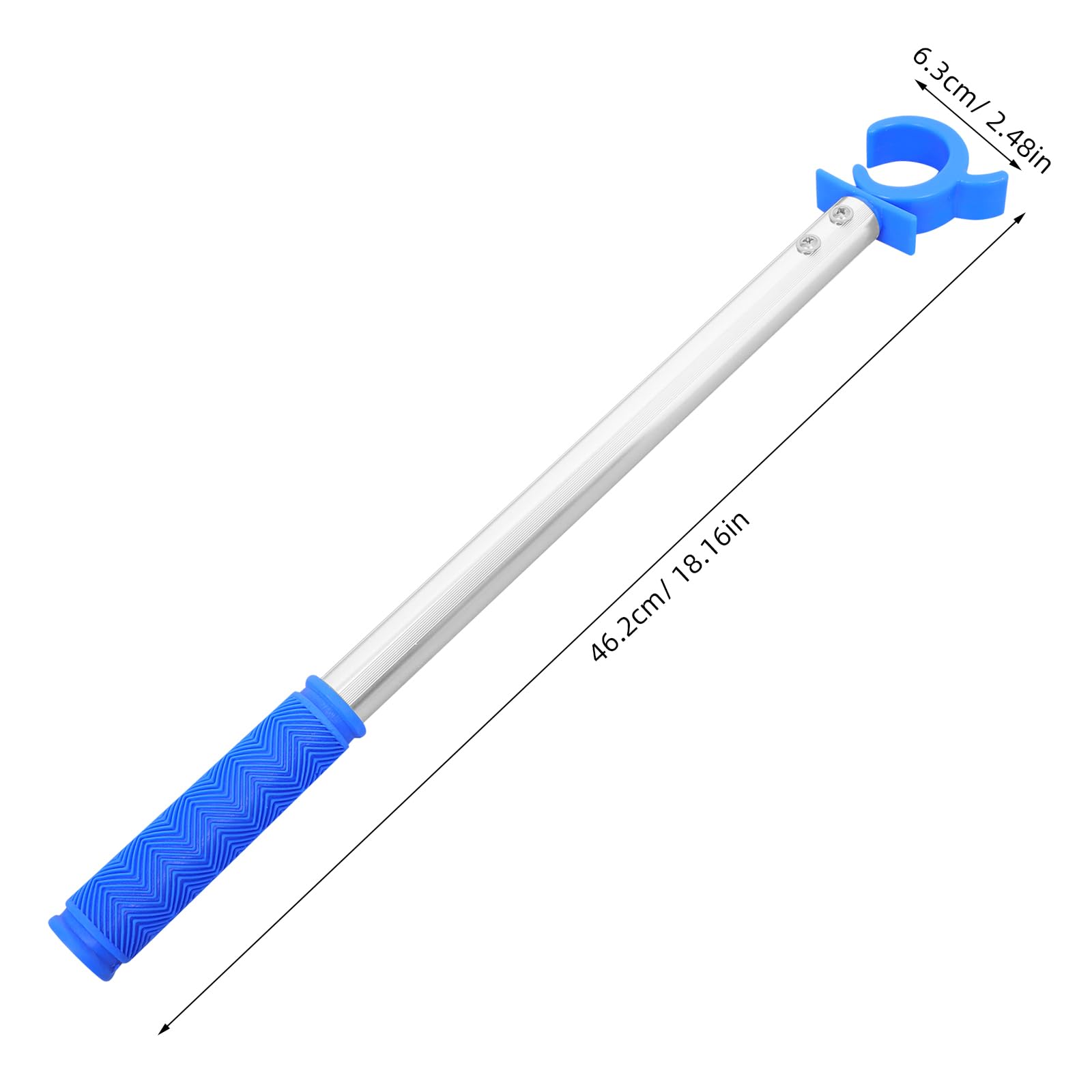 Veemoon Window Opener Hook Pole, 18inch Window Open and Close Pole Portable Blinds Pull Rod for Awning Skylight Tent Campervan High Operation - Image 2