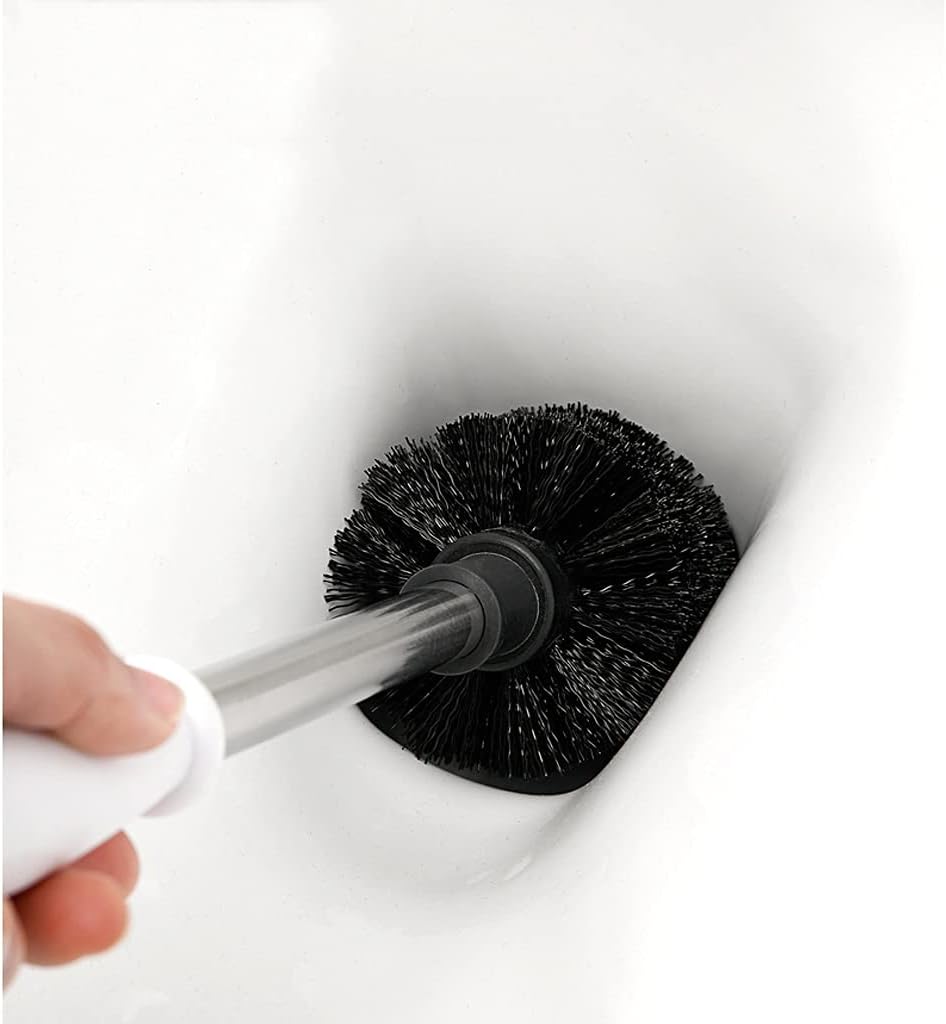 Toilet Brush Creative Cleaning Toilet Brush Without Punching Eco Friendly Toilet Brush Holder Kit Toilette Bathroom Fixture Bathroom Toilet Brush Holder (Color : Pink, Size : One Size) ( image 5