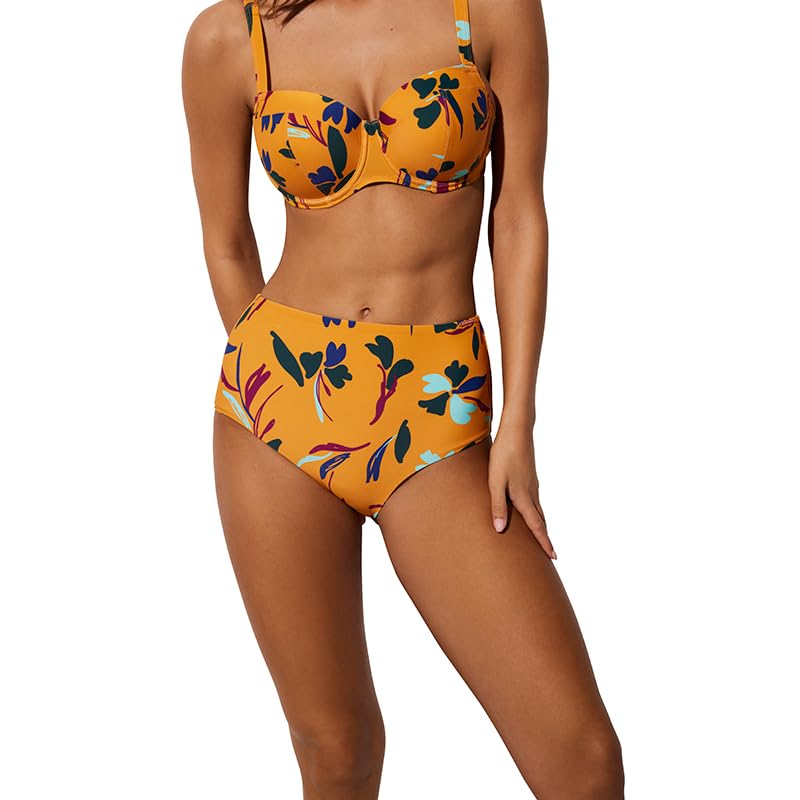 YSABEL MORA Braga Bikini Alta con Estampado de Flores