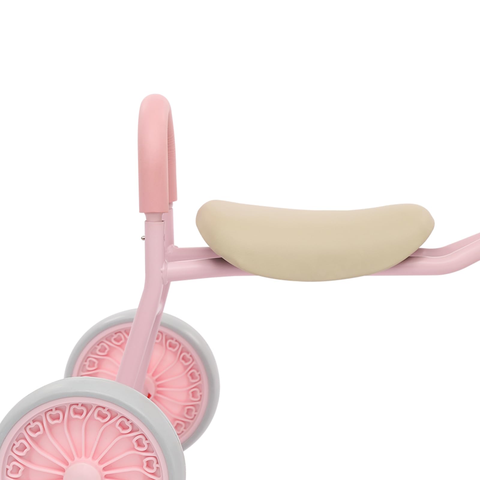 Triciclo per Bambini, Triciclo per Bambini con Pedali e Cestino, Triciclo per Imparare a Camminare per Bambini di 2-6 Anni (Rosa)