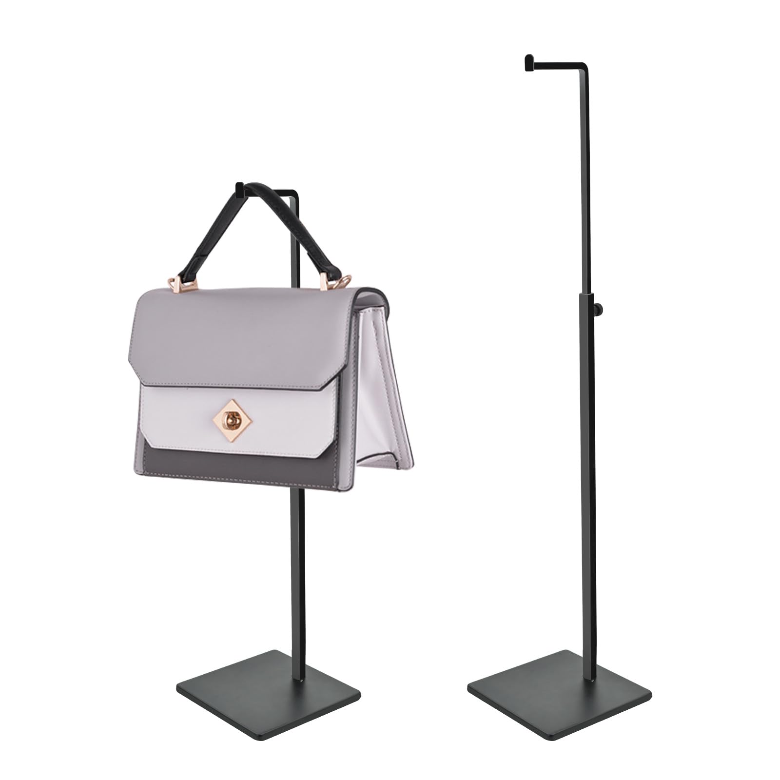 バッグ ディスプレイ スタンド セット Amazon.co.jp: MrMrKura バッグスタンド ディスプレイ 黒 2個セット L