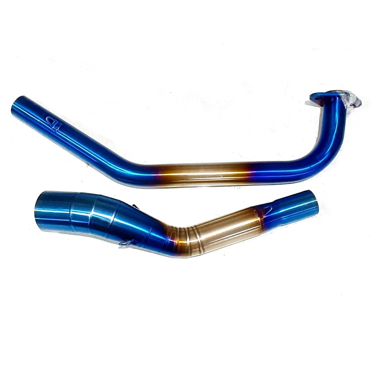 YZF-R15 V1.V2 ブルーエキゾーストパイプ＆リアルカーボンマフラー Amazon | YZF-R15 V1.V2 焼き色 ブルーエキゾーストパイプ フルエキ化