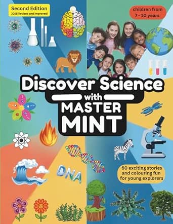 Discover Science with Master MINT - 60 Stories and Coloring Fun for Young Explorers 7-10 Years