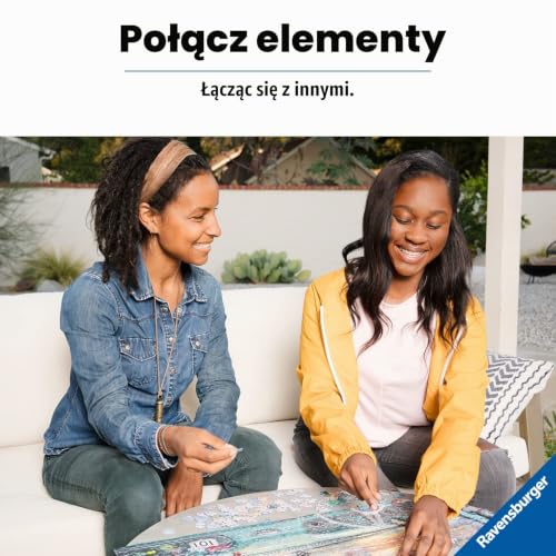 Ravensburger Puzzle 16599 Mapa Hogwartu 1500 Elementów Puzzle Dla Dorosłych (16599) Unikalne Elementy, Technologia Softclick – Klocki Pasują Idealnie