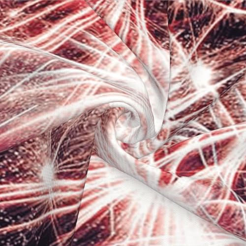 Taies d'oreiller lin feu d'artifice lot de 2 anti plis pour lit