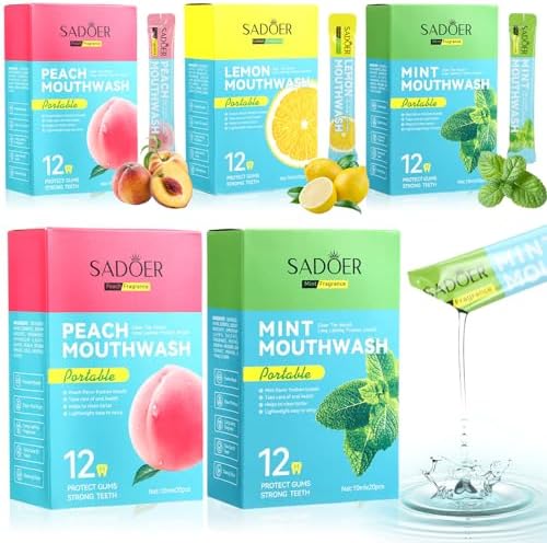 GO Travel Size Mouthwash Packets - Individual Mini For Fresh Breath Tsa Compliant Smart Packet Design To Reduce Travel Bottle Waste Liquid Mint Flavored Portable Travel Mouthwash Bulk B0c2nrgg32