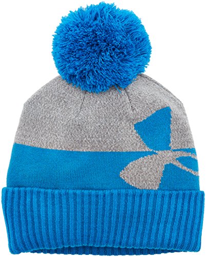 Under Armour Boys' UA Pom Beanie OSFA Blue