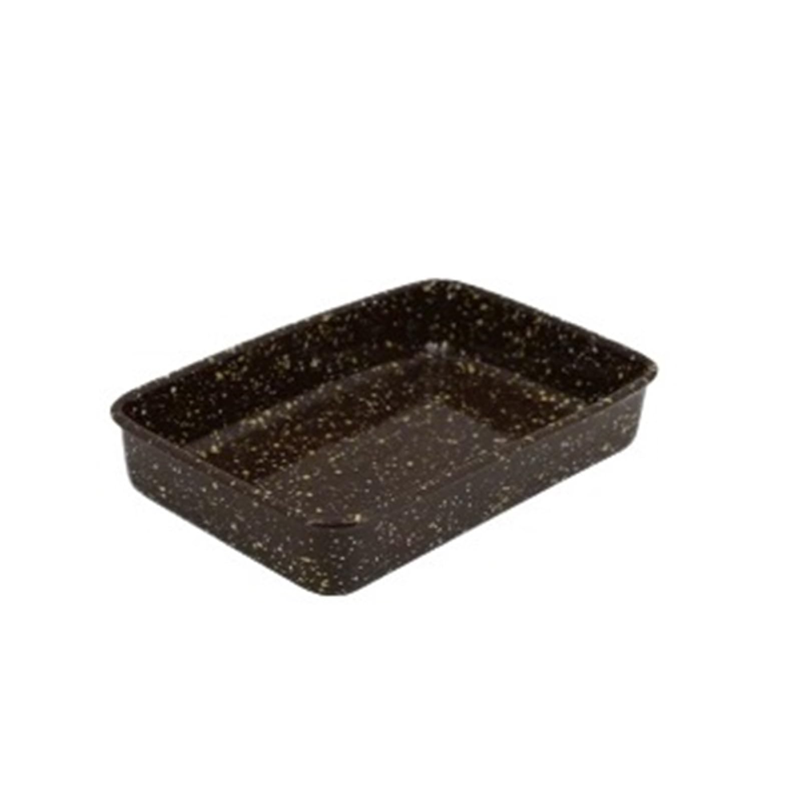 Dh2yjnbf3 Baking Dish Rectangular Ceramic Dinner Plates for Use in Both Microwave Casserole Dish for Oven(Bruin,Small)