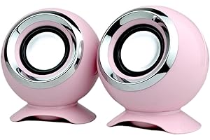 Pink USB Mini Computer Speakers