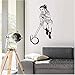 Produktbild Newberli Hohe Qualität Weibliche Hockey Player Wandbild Vinyl Aushöhlen Abnehmbare Selbstklebende Hockey Sport Wandaufkleber Wohnzimmer 43 * 77 Cm