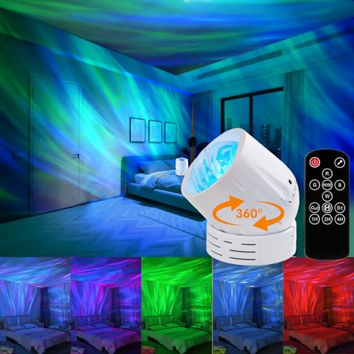 Aurora Lights Projector: Aurora Projector Northern Lights Projector Aurora Borealis Light Projector Night Light Kids Bedroom Gift for Kids Girls boy 68 Colors Mood Lighting Cool Room Decor
