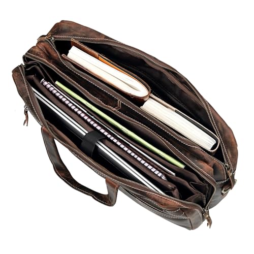 Full Grain Italian Leather Briefcase