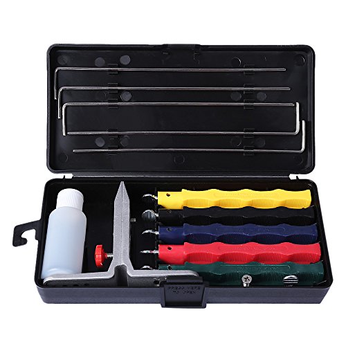 Knife Sharpeners Professional Kitchen Sharpening System with 5 Stone Version