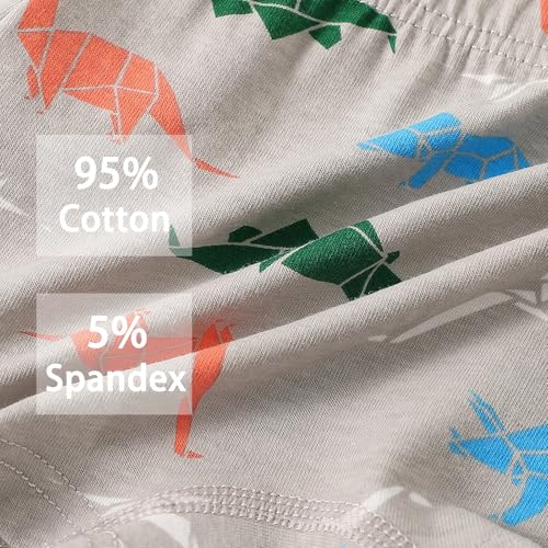 Boys Underwear, Toddler Boys Boxer Shorts Briefs 6 Pack Baby Kids Cotton Underpants 2-12 Years2