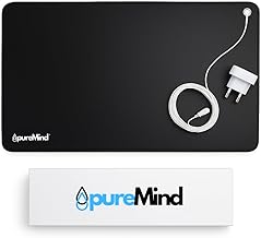 Grounding Mat 60 x 40 cm – Earthing Mat for Earthing – Grounding Mat for Desk or Floor – Anti-Stress Grounding Mat + Rest and Wellness | Puremind