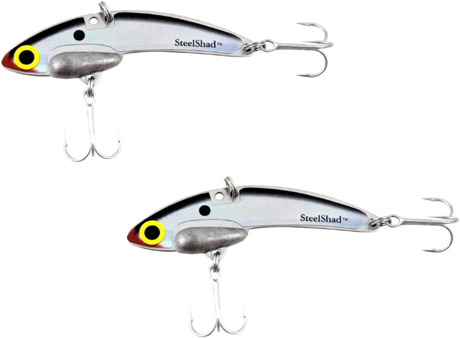 Mini Series (1/4 oz) - 2 Pack - Lipless Crankbait for Freshwater Fishing - Perfect for Ice Fishing, Pan Fishing, Crappie, Walleye and Bass