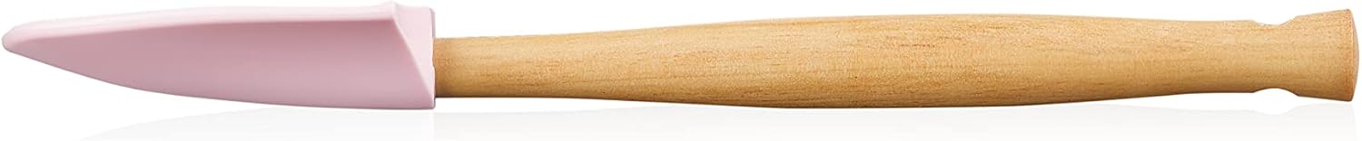Le Creuset Craft Spatula Spoon, Large, 28 cm, Silicone, Powder Pink, 42104282310000 - Image 4