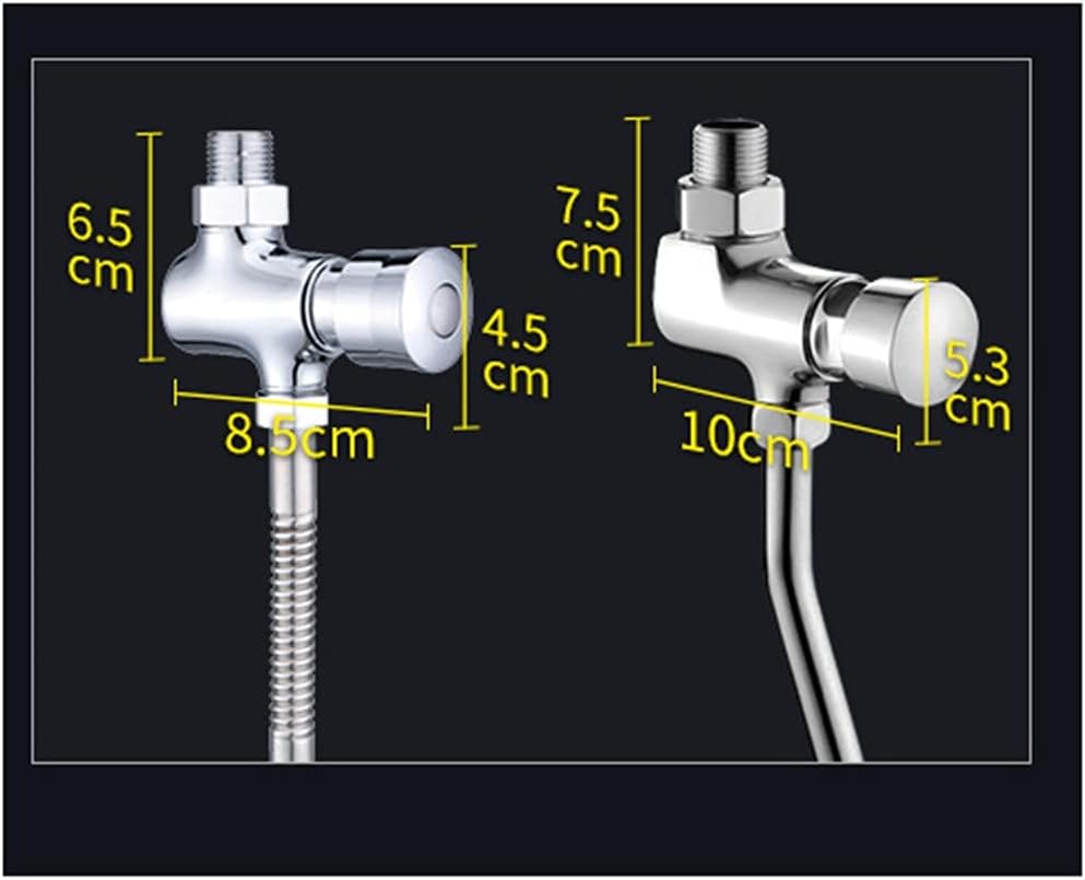 Bathroom Toilet Hand Pressing Office Multifunction Urinal Flush Valve Manual Flushing Tool Hotel(D)