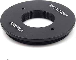 Pixco Lens Adapter Replacement Suit For RMS Royal Microscopy Society Lens to M42 Mount, Caliber:25mm
